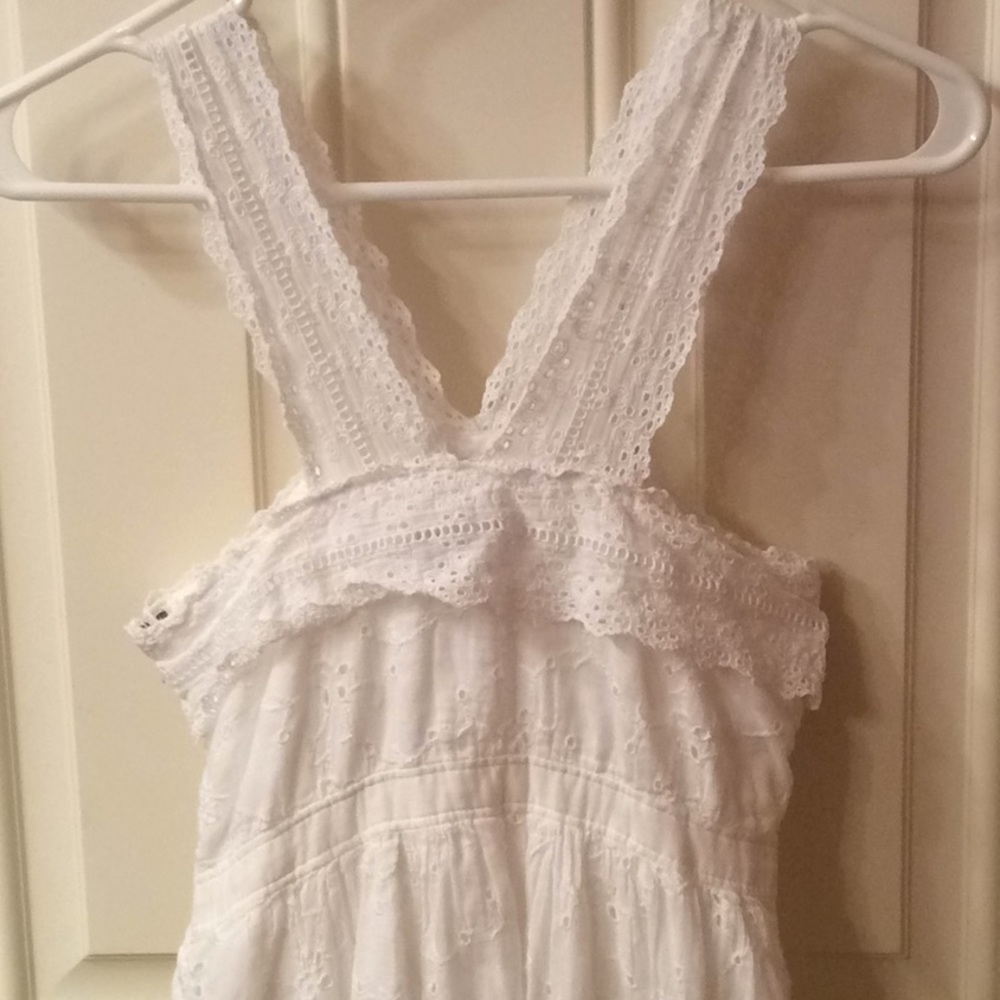 Cute white summer dress